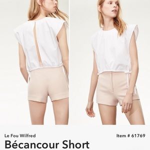 Aritzia - NWT Wilfred High Waisted Shorts